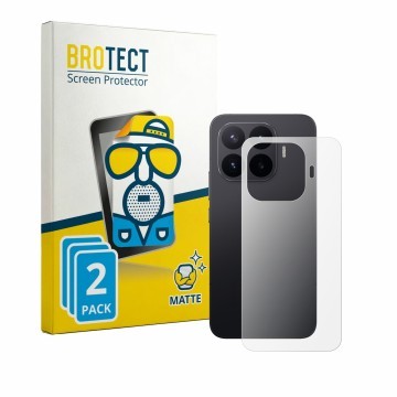 Parte frontale di una confezione del prodotto con il logo del marchio BROTECT. Accanto è raffigurato il dispositivo Xiaomi 17T