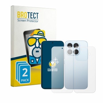 Parte frontale di una confezione del prodotto con il logo del marchio BROTECT. Accanto è raffigurato il dispositivo Xiaomi 17T
