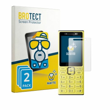 Parte frontale di una confezione del prodotto con il logo del marchio BROTECT. Accanto è raffigurato il dispositivo Nokia 200 
