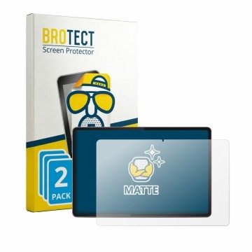 Vorderseite einer Produktverpackung mit dem Markenlogo BROTECT. Daneben ist das Gerät Lenovo Yoga Tab 11.1