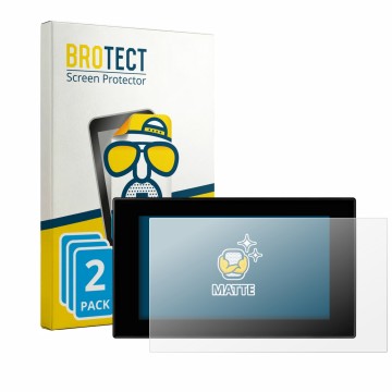 Parte frontal de un envase de producto con el logotipo de la marca BROTECT. Al lado se muestra el dispositivo MG MG4 Urban AH4