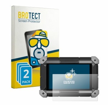 Front side of a product packaging with the brand logo BROTECT. Next to it is the device Topdon Phoenix Lite 3 shown with the c