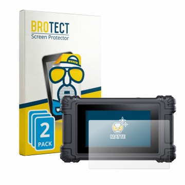 Parte frontale di una confezione del prodotto con il logo del marchio BROTECT. Accanto è raffigurato il dispositivo iCarsoft V