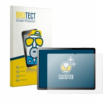Vorderseite einer Produktverpackung mit dem Markenlogo BROTECT. Daneben ist das Gerät Logicom Tab XXL 14