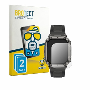 Parte frontale di una confezione del prodotto con il logo del marchio BROTECT. Accanto è raffigurato il dispositivo Ulefone Ar