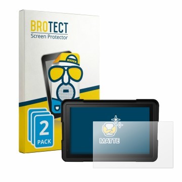 Front side of a product packaging with the brand logo BROTECT. Next to it is the device BakerMiche 7