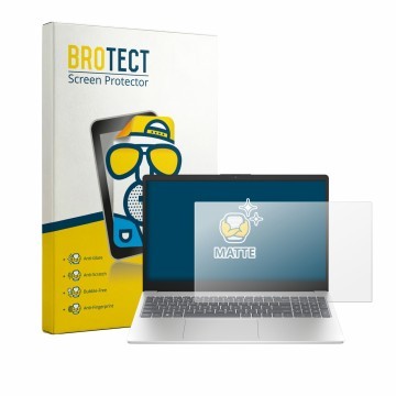 Face avant d’un emballage produit avec le logo de la marque BROTECT. À côté, l’appareil HP 15-fd1750ngx est représenté avec la