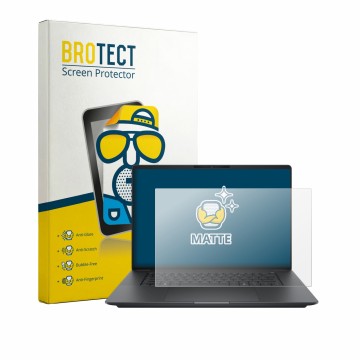 Face avant d’un emballage produit avec le logo de la marque BROTECT. À côté, l’appareil HP ZBook Ultra G3a 16