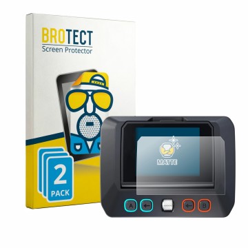 Face avant d’un emballage produit avec le logo de la marque BROTECT. À côté, l’appareil SkyRc D8neo est représenté avec la pro