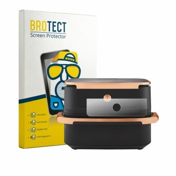 Face avant d’un emballage produit avec le logo de la marque BROTECT. À côté, l’appareil Ninja Foodi FlexDrawer AF500EUCP est r