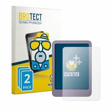 Parte frontale di una confezione del prodotto con il logo del marchio BROTECT. Accanto è raffigurato il dispositivo Amazon Kin