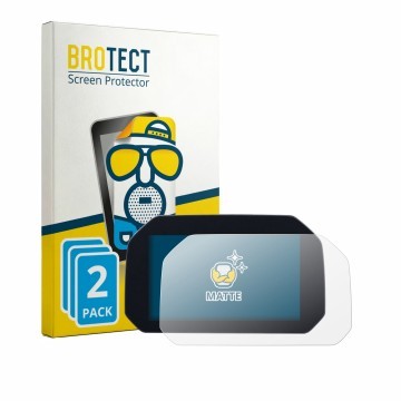 Vorderseite einer Produktverpackung mit dem Markenlogo BROTECT. Daneben ist das Gerät BMW F 450 R TFT-Display 6.5