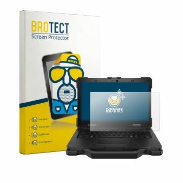 Parte frontale di una confezione del prodotto con il logo del marchio BROTECT. Accanto è raffigurato il dispositivo Dell Pro R