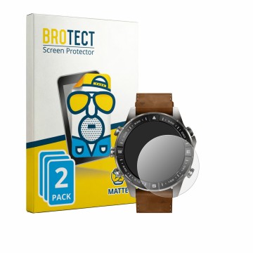 Parte frontale di una confezione del prodotto con il logo del marchio BROTECT. Accanto è raffigurato il dispositivo Garmin Mar