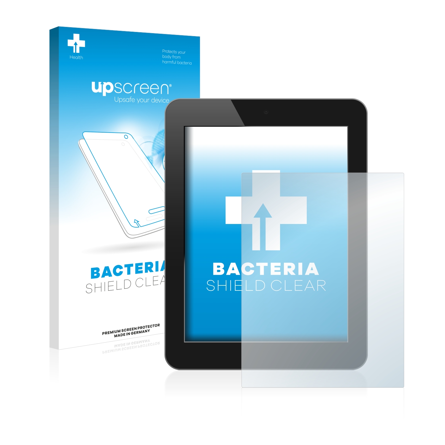 Antibakteriální fólie upscreen Bacteria Shield pro Ochranná fólie o rozměru 8,9" palce [196,8 mm x 110,6 mm, 16:9]