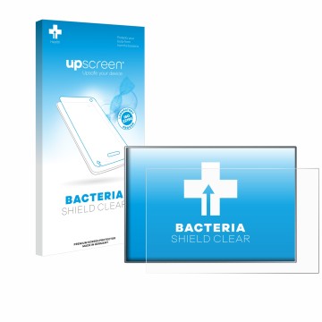 Parte frontal de un envase de producto con el logotipo de la marca upscreen. Al lado se muestra el dispositivo Siemens Simatic