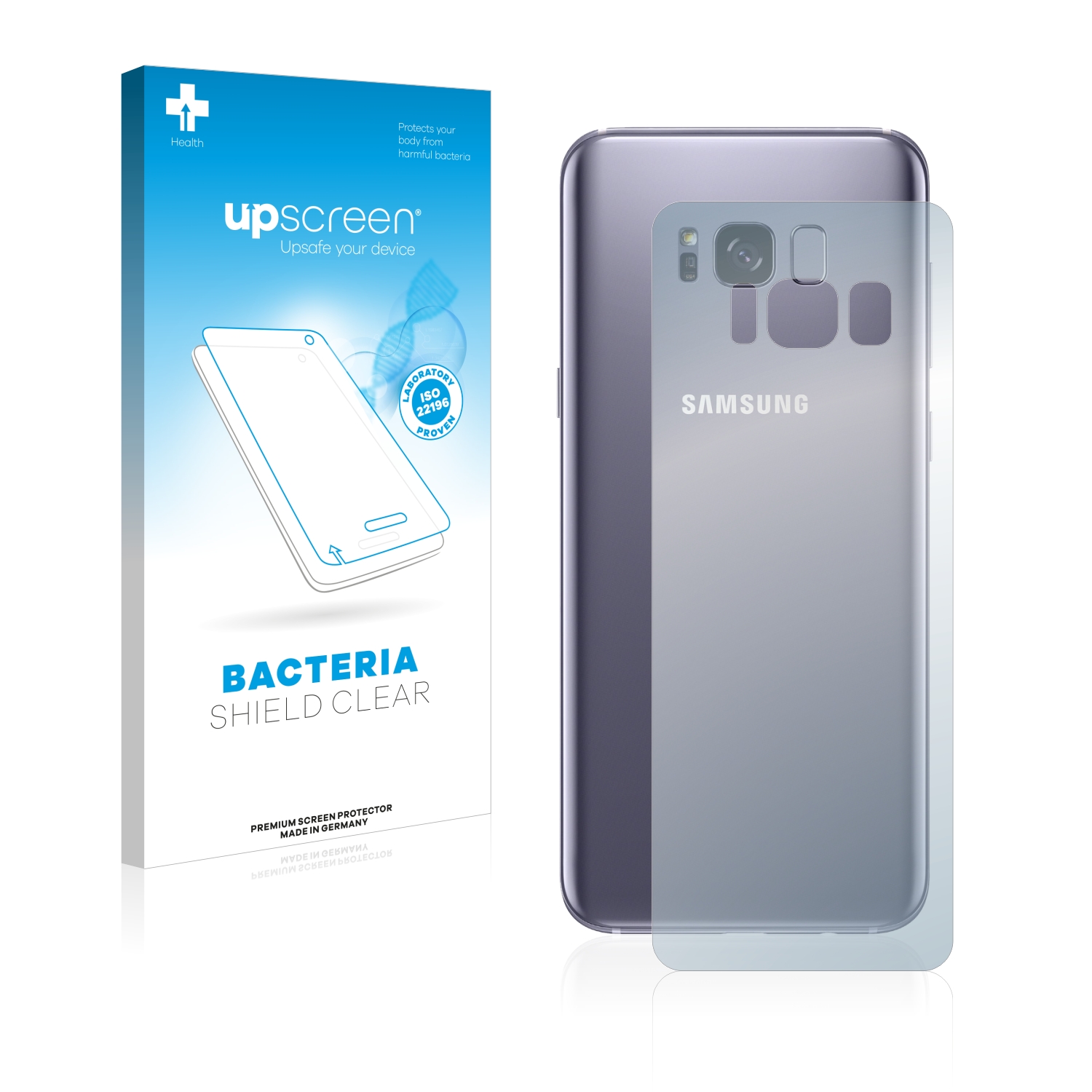 Antibakteriální fólie upscreen Bacteria Shield pro Samsung Galaxy S8 Plus (Zadní strana)