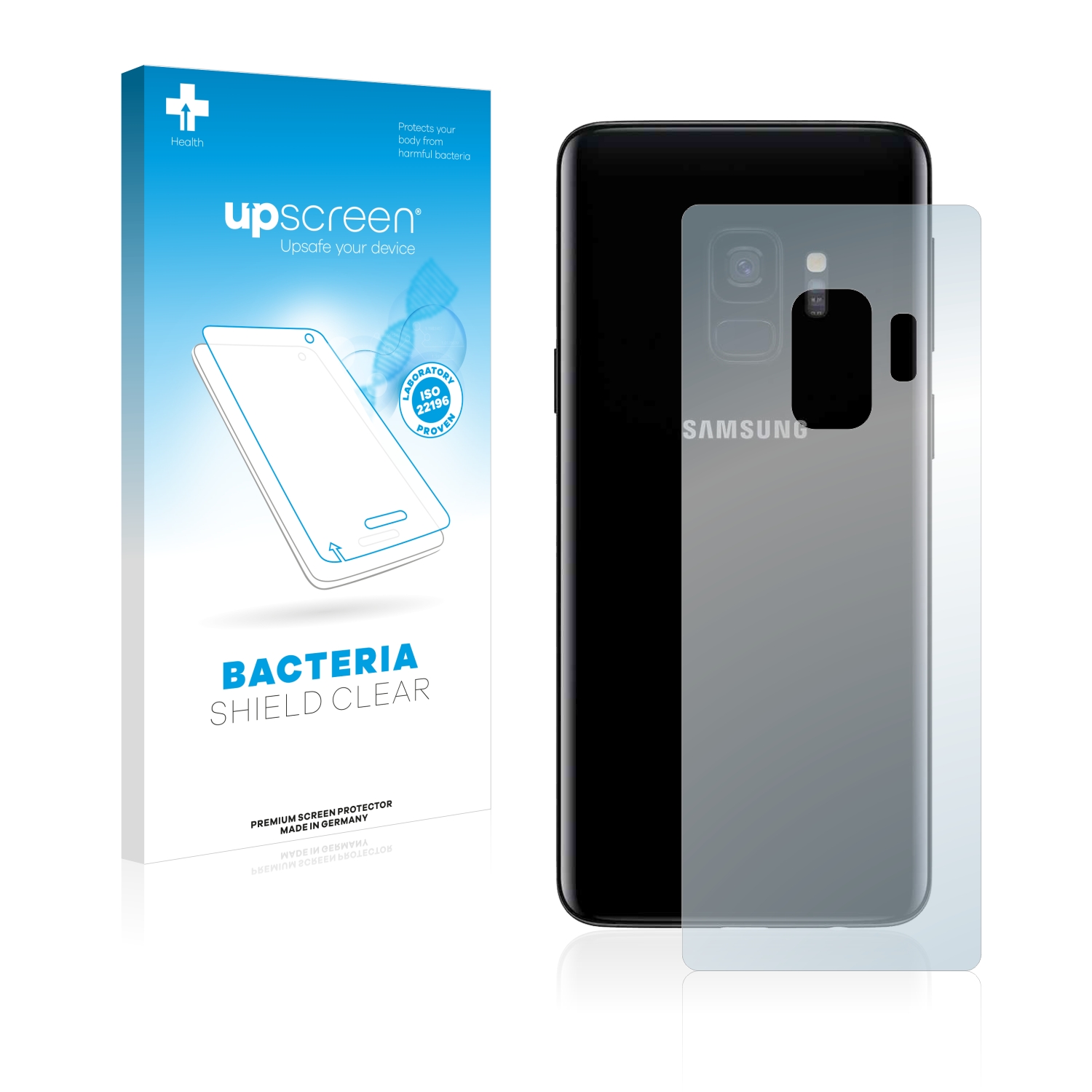 Antibakteriální fólie upscreen Bacteria Shield pro Samsung Galaxy S9 (Zadní strana)