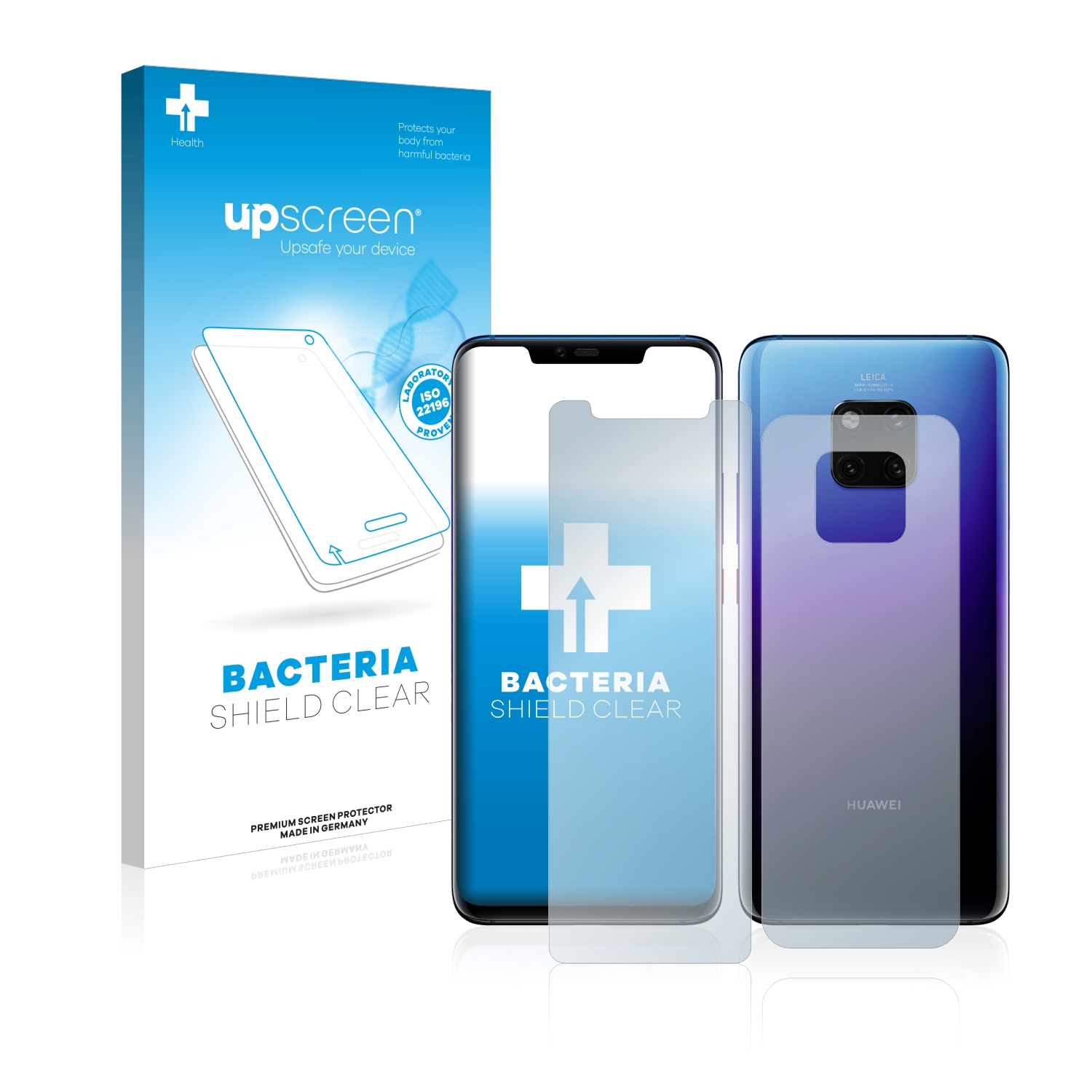 Antibakteriální fólie upscreen Bacteria Shield pro Huawei Mate 20 Pro (Přední strana + Zadní strana)