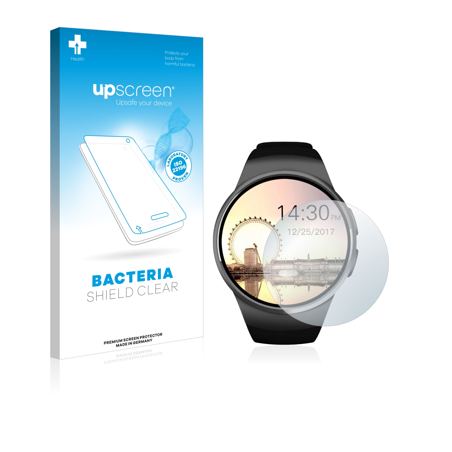 Antibakteriální fólie upscreen Bacteria Shield pro Evershop Bluetooth Smartwatch (1.5)