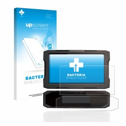 Vorderseite einer Produktverpackung mit dem Markenlogo upscreen. Daneben ist das Gerät Honda CRF1100L 2020 Tachoanzeige mit de