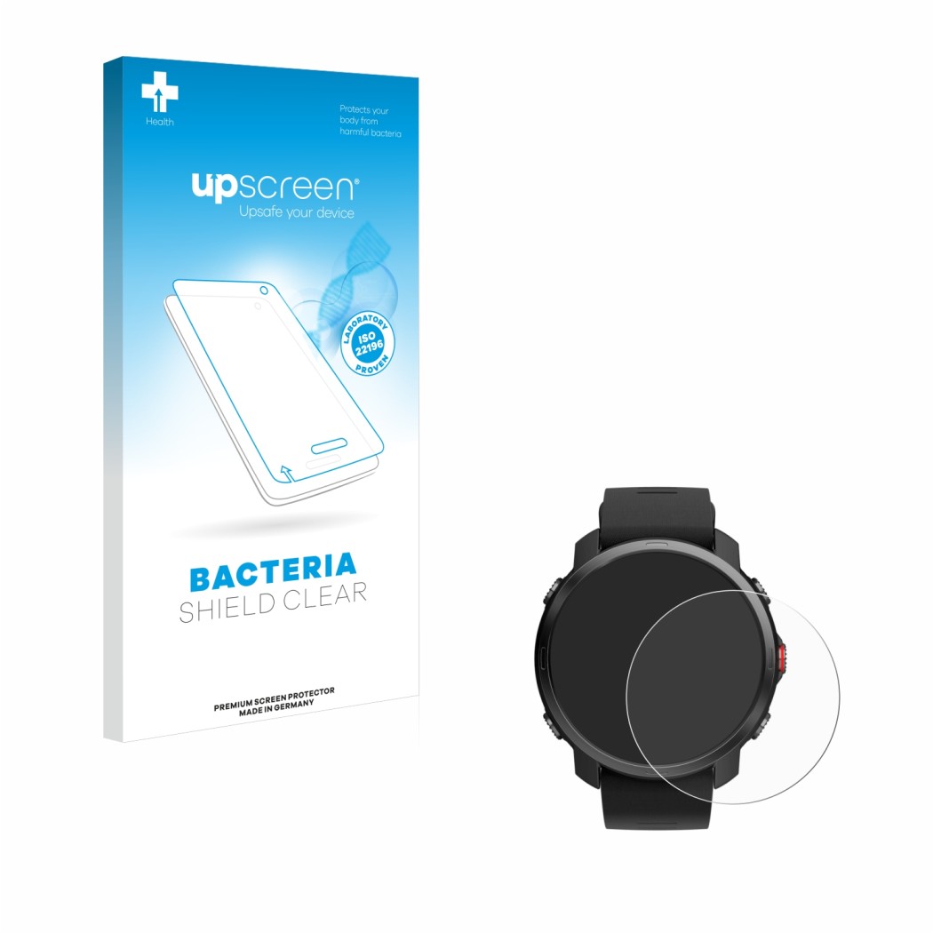 Front side of a product packaging with the brand logo upscreen. Next to it is the device Polar Grit X shown with the correspon