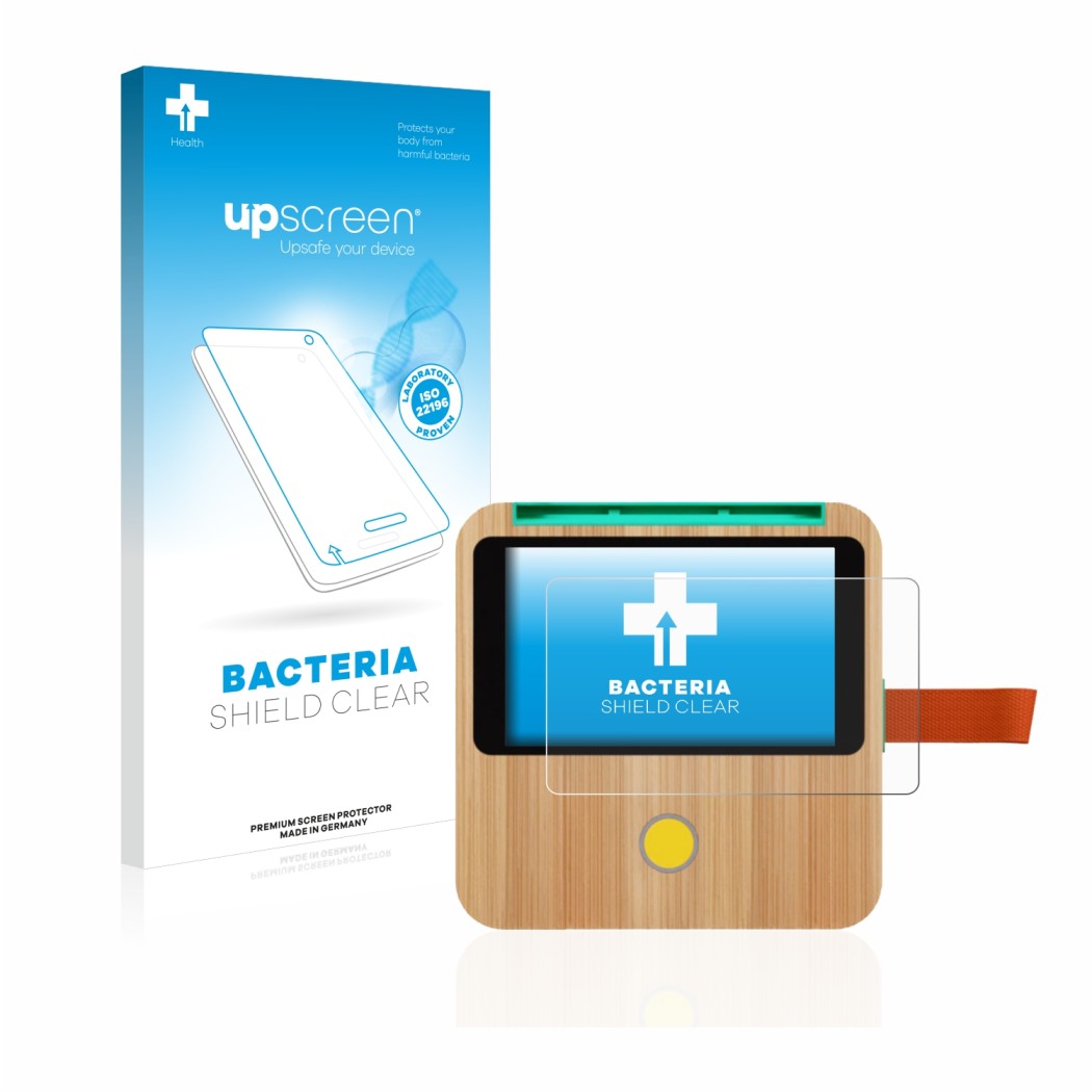 Front side of a product packaging with the brand logo upscreen. Next to it is the device tigerbox Touch shown with the corresp