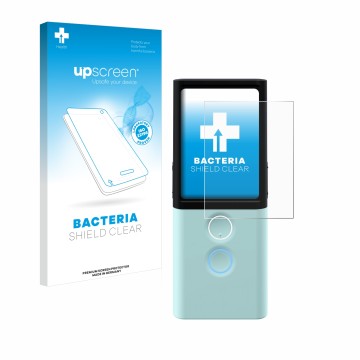 Front side of a product packaging with the brand logo upscreen. Next to it is the device Vasco Translator M3 shown with the co