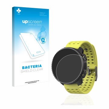 Vorderseite einer Produktverpackung mit dem Markenlogo upscreen. Daneben ist das Gerät Suunto Vertical mit dem zugehörigen Dis