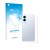 Vorderseite einer Produktverpackung mit dem Markenlogo upscreen. Daneben ist das Gerät Samsung Galaxy S25 Edge (Rückseite) mit