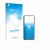 Parte frontal de un envase de producto con el logotipo de la marca upscreen. Al lado se muestra el dispositivo Samsung Galaxy 