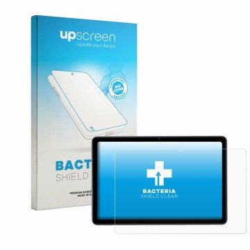 Face avant d’un emballage produit avec le logo de la marque upscreen. À côté, l’appareil Blackview Oscal Pad 30 est représenté