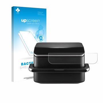 Vorderseite einer Produktverpackung mit dem Markenlogo upscreen. Daneben ist das Gerät Cosori CAF-TF101S mit dem zugehörigen D