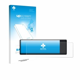 Face avant d’un emballage produit avec le logo de la marque upscreen. À côté, l’appareil Corsair Xeneon Edge 14.5