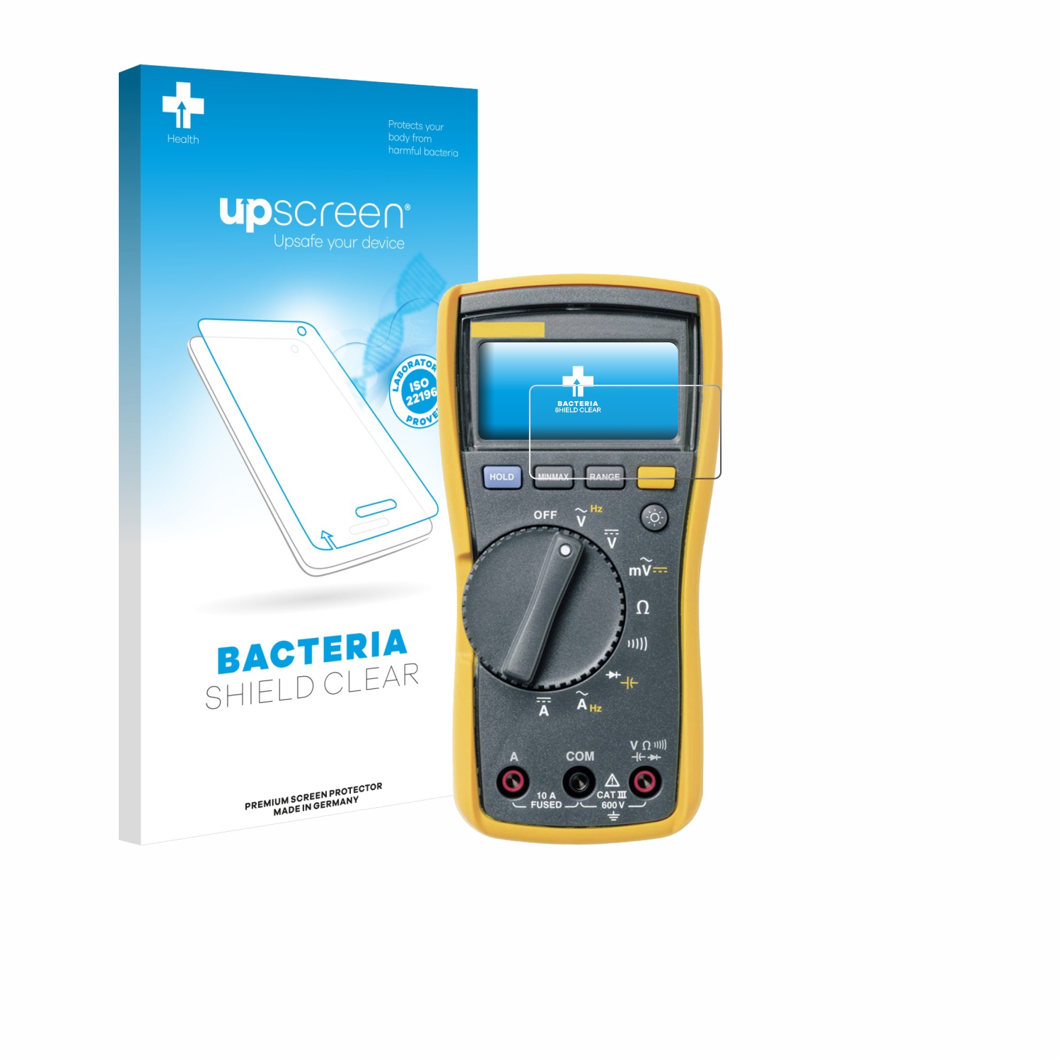 upscreen Bacteria Shield Clear Premium Protection d'écran antibactérien ...