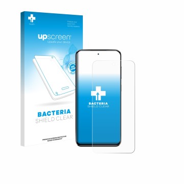 Face avant d’un emballage produit avec le logo de la marque upscreen. À côté, l’appareil Oukitel C68 Plus est représenté avec 