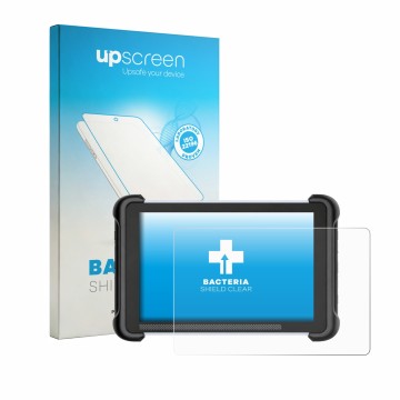 Vorderseite einer Produktverpackung mit dem Markenlogo upscreen. Daneben ist das Gerät MUCAR 892BT mit dem zugehörigen Display