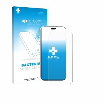 Parte frontale di una confezione del prodotto con il logo del marchio upscreen. Accanto è raffigurato il dispositivo Huawei No