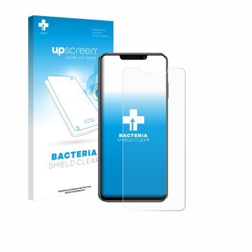 Front side of a product packaging with the brand logo upscreen. Next to it is the device Huawei Enjoy 60X shown with the corre