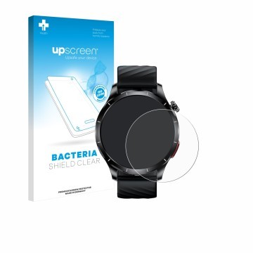 Parte frontal de un envase de producto con el logotipo de la marca upscreen. Al lado se muestra el dispositivo Lgnitek ‎Aegis 