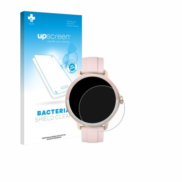 Parte frontale di una confezione del prodotto con il logo del marchio upscreen. Accanto è raffigurato il dispositivo KIBFLE DR