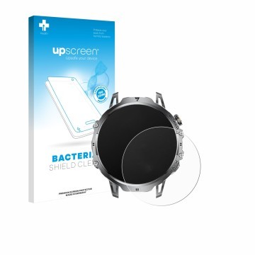 Parte frontale di una confezione del prodotto con il logo del marchio upscreen. Accanto è raffigurato il dispositivo Dremac EF