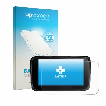 Vorderseite einer Produktverpackung mit dem Markenlogo upscreen. Daneben ist das Gerät Kymco CV3 575 2026 mit dem zugehörigen 