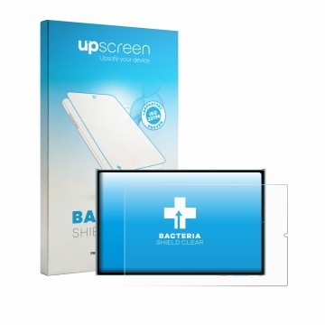 Parte frontale di una confezione del prodotto con il logo del marchio upscreen. Accanto è raffigurato il dispositivo Skyegg K1