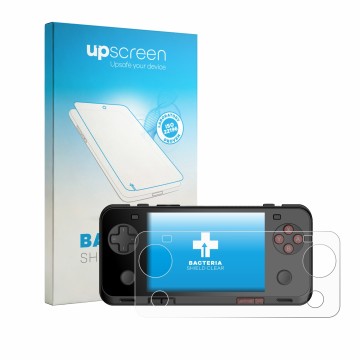 Face avant d’un emballage produit avec le logo de la marque upscreen. À côté, l’appareil Ayaneo Pocket ACE est représenté avec