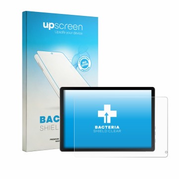 Parte frontale di una confezione del prodotto con il logo del marchio upscreen. Accanto è raffigurato il dispositivo Muisoo MS