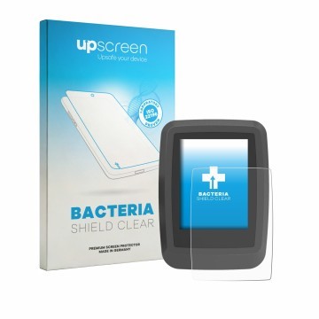 Front side of a product packaging with the brand logo upscreen. Next to it is the device Ananda D16 TFT-Display shown with the