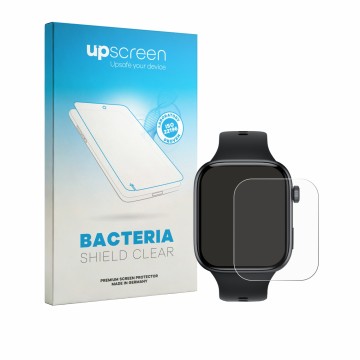Face avant d’un emballage produit avec le logo de la marque upscreen. À côté, l’appareil Honor Watch X5i est représenté avec l