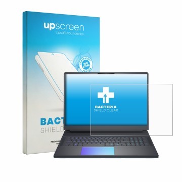 Front side of a product packaging with the brand logo upscreen. Next to it is the device Dell Alienware 18 Area-51 shown with 