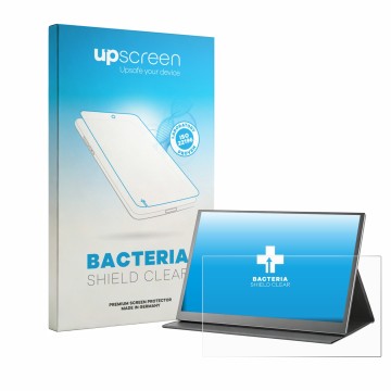 Parte frontale di una confezione del prodotto con il logo del marchio upscreen. Accanto è raffigurato il dispositivo Xyvolve 1